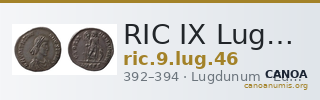 RIC IX Lugdunum 46 — CANOA