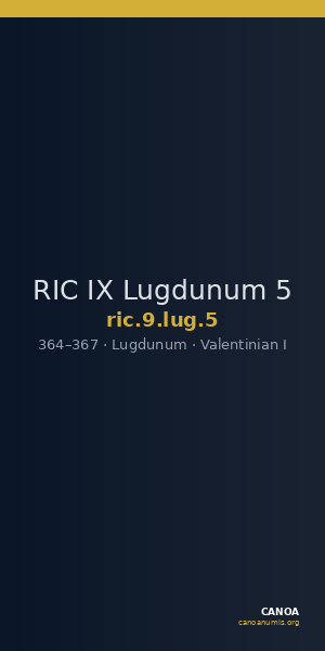 RIC IX Lugdunum 5 — CANOA