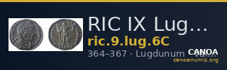 RIC IX Lugdunum 6C — CANOA