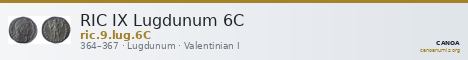 RIC IX Lugdunum 6C — CANOA