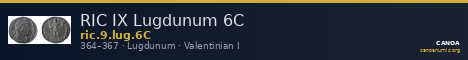 RIC IX Lugdunum 6C — CANOA