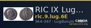 RIC IX Lugdunum 6E — CANOA
