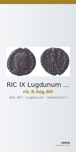RIC IX Lugdunum 6H — CANOA
