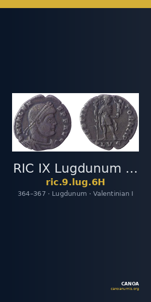 RIC IX Lugdunum 6H — CANOA