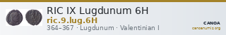 RIC IX Lugdunum 6H — CANOA