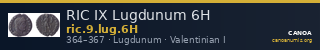 RIC IX Lugdunum 6H — CANOA
