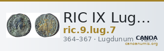 RIC IX Lugdunum 7 — CANOA