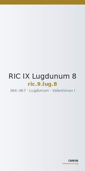 RIC IX Lugdunum 8 — CANOA