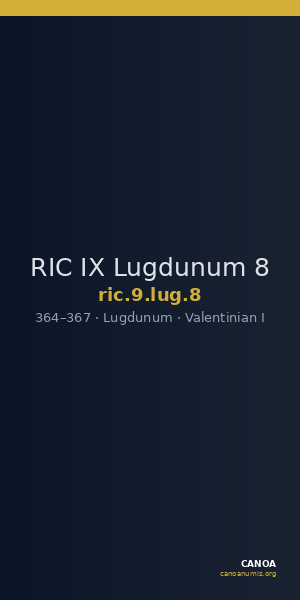 RIC IX Lugdunum 8 — CANOA