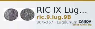 RIC IX Lugdunum 9B — CANOA