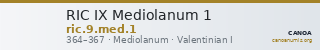 RIC IX Mediolanum 1 — CANOA
