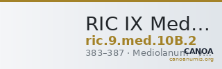 RIC IX Mediolanum 10B: Subtype 2 — CANOA
