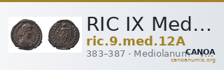 RIC IX Mediolanum 12A — CANOA