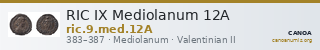 RIC IX Mediolanum 12A — CANOA