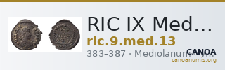 RIC IX Mediolanum 13 — CANOA