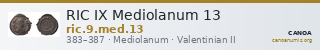 RIC IX Mediolanum 13 — CANOA