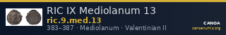 RIC IX Mediolanum 13 — CANOA