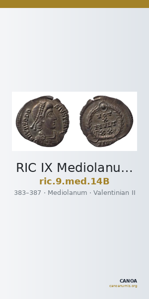 RIC IX Mediolanum 14B — CANOA