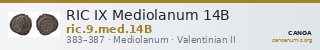 RIC IX Mediolanum 14B — CANOA