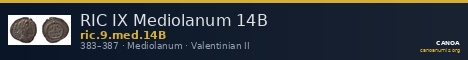 RIC IX Mediolanum 14B — CANOA