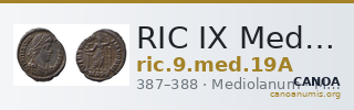 RIC IX Mediolanum 19A — CANOA