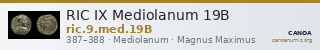 RIC IX Mediolanum 19B — CANOA