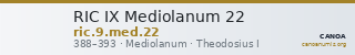 RIC IX Mediolanum 22 — CANOA