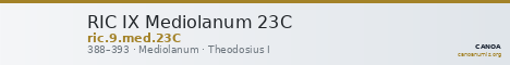 RIC IX Mediolanum 23C — CANOA