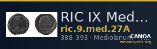 RIC IX Mediolanum 27A — CANOA