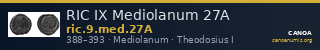 RIC IX Mediolanum 27A — CANOA