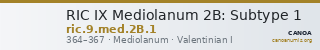 RIC IX Mediolanum 2B: Subtype 1 — CANOA