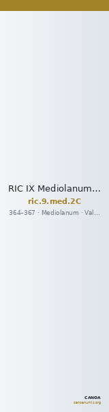 RIC IX Mediolanum 2C — CANOA