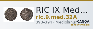 RIC IX Mediolanum 32A — CANOA