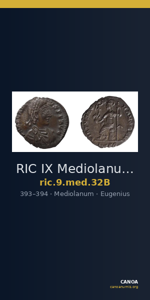 RIC IX Mediolanum 32B — CANOA