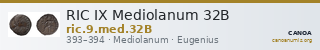 RIC IX Mediolanum 32B — CANOA