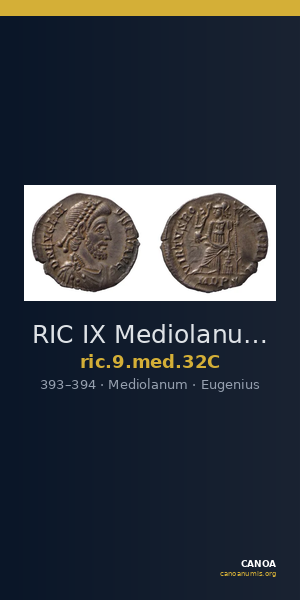RIC IX Mediolanum 32C — CANOA