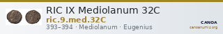 RIC IX Mediolanum 32C — CANOA