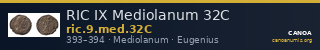 RIC IX Mediolanum 32C — CANOA
