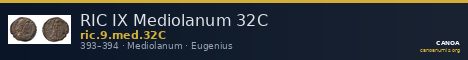 RIC IX Mediolanum 32C — CANOA