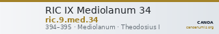 RIC IX Mediolanum 34 — CANOA