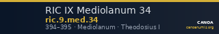 RIC IX Mediolanum 34 — CANOA