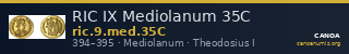RIC IX Mediolanum 35C — CANOA