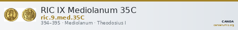 RIC IX Mediolanum 35C — CANOA