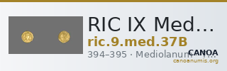 RIC IX Mediolanum 37B — CANOA