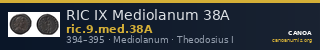 RIC IX Mediolanum 38A — CANOA
