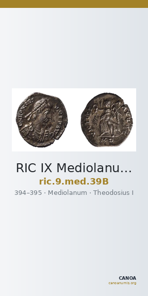 RIC IX Mediolanum 39B — CANOA