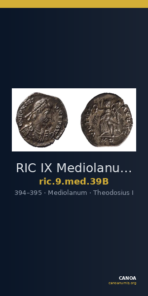 RIC IX Mediolanum 39B — CANOA