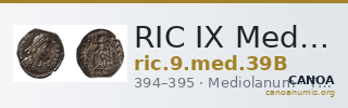 RIC IX Mediolanum 39B — CANOA