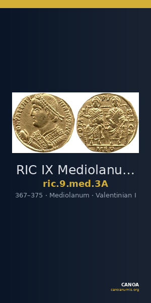RIC IX Mediolanum 3A — CANOA
