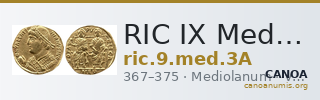 RIC IX Mediolanum 3A — CANOA